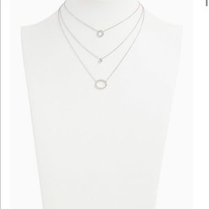 torrid Jewelry - SILVER-TONE PAVE CIRCLE LAYERED NECKLACE torrid Jewelry - SILVER-TONE PAVE CIRCLE LAYERED NECKLACE